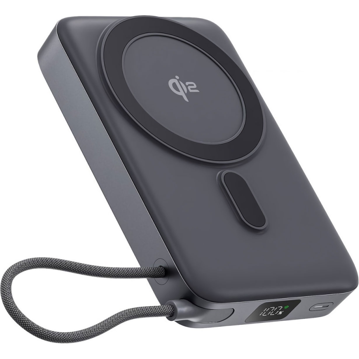 Універсальна мобільна батарея Proove OverPower 35W 10000mAh Qi2 Gray (PBOP35012105) фото1