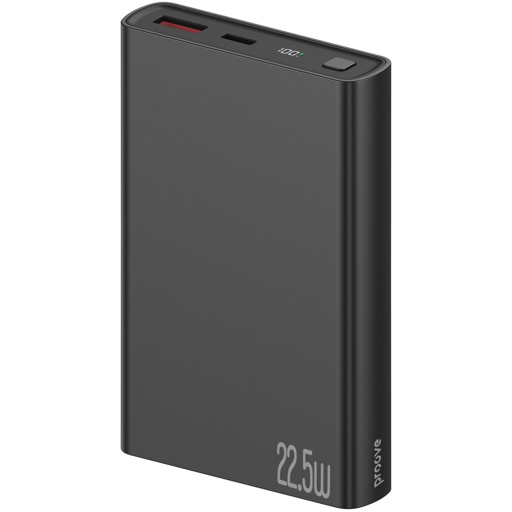 Універсальна мобільна батарея Proove Hyper Flux Plus 22.5W 10000mAh Black (PBF122120001) фото1