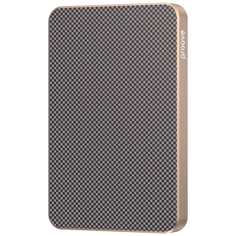 Універсальна мобільна батарея Proove Carbon Slim 20W 5000mAh Sunflare (PBCS20010050) фото1