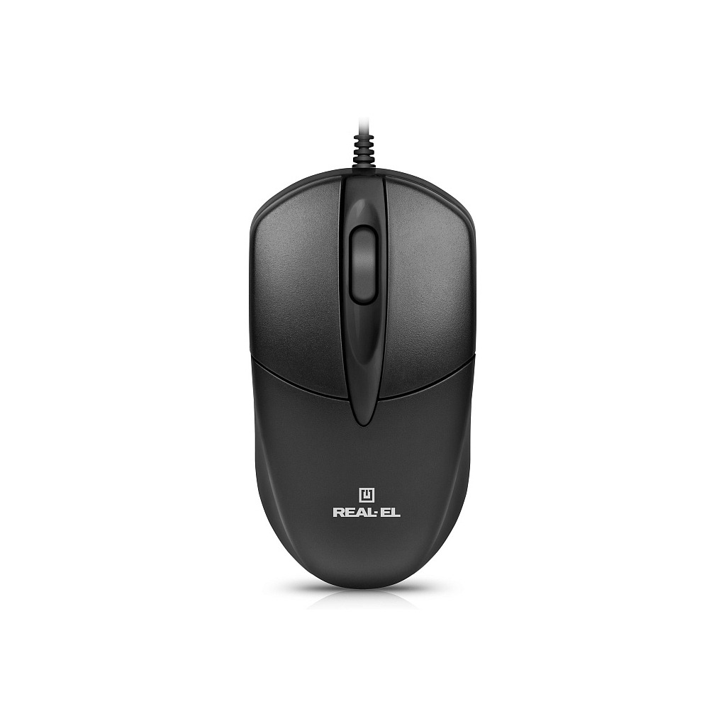Мишь REAL-EL RM-214 Black (EL123200039) фото1