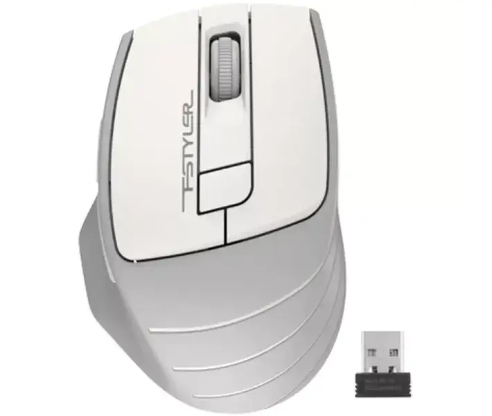 Миша Fstyler, USB, 2000 dpi, FG30S (Grey+White) фото1