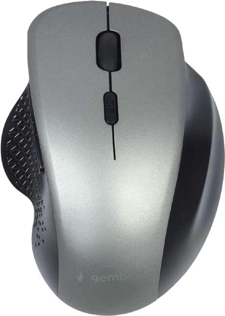 Мышь Gembird USB, 1600 dpi, 6 кнопок, серый фото1