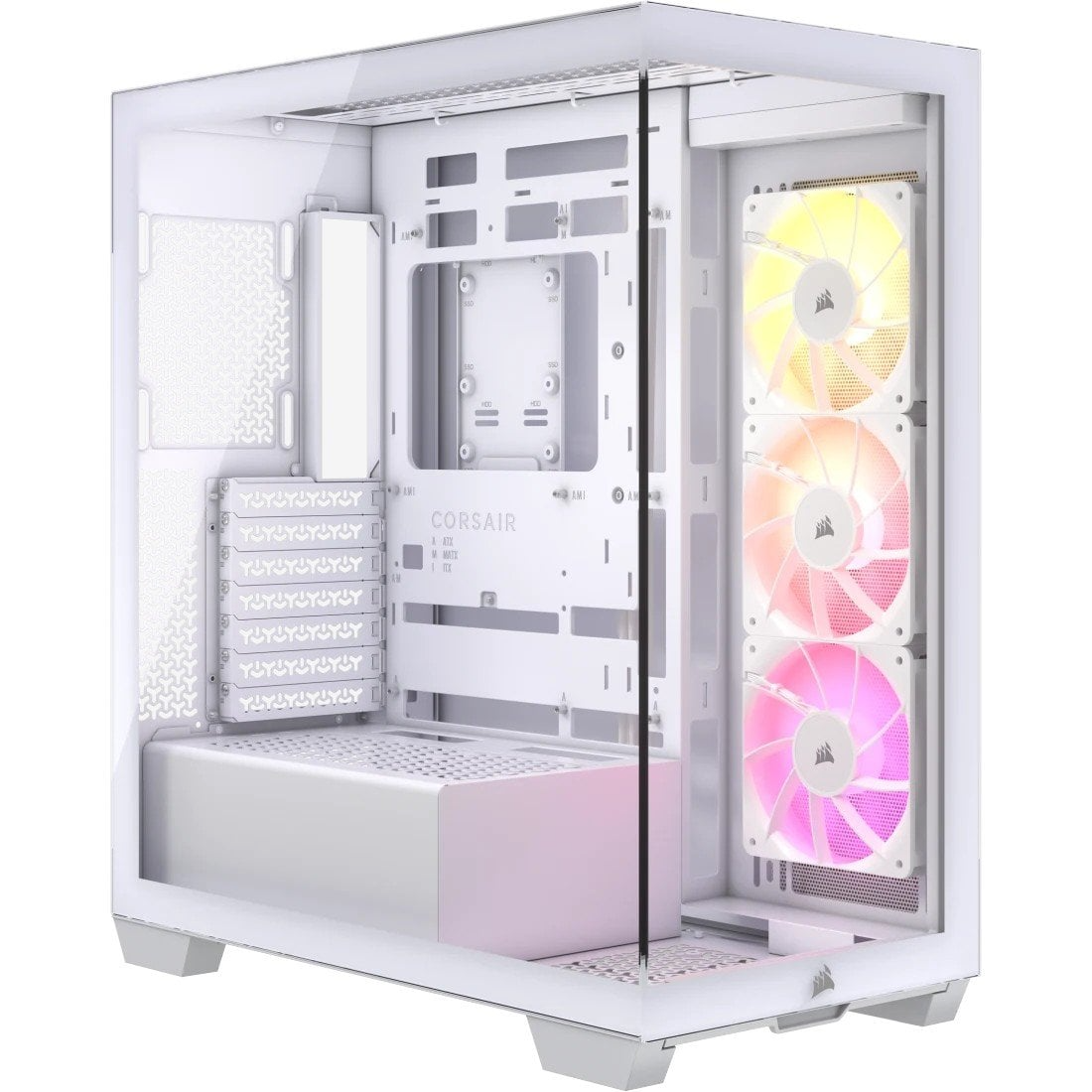 Корпус Corsair 3500X ARGB Mid-Tower PC Case White (CC-9011279-WW) фото1