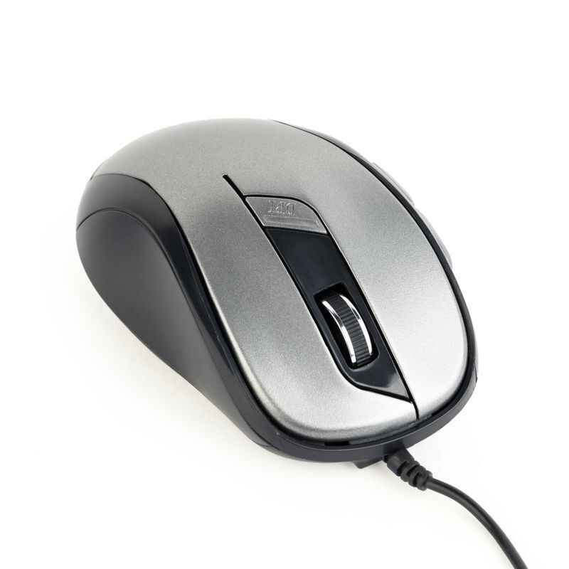 Миша Gembird USB 1600 dpi, MUS-6B-01-BG чорний фото1