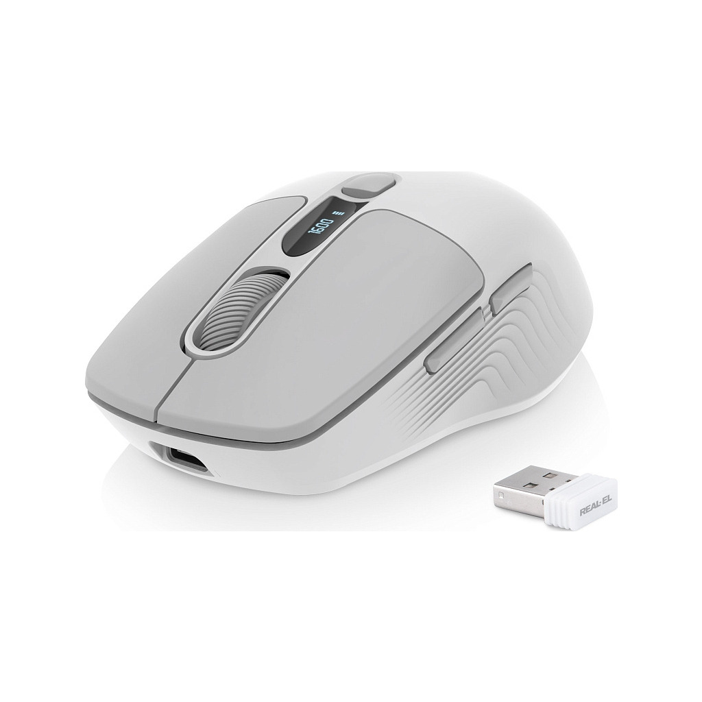 Мышь REAL-EL RM-480W White фото1