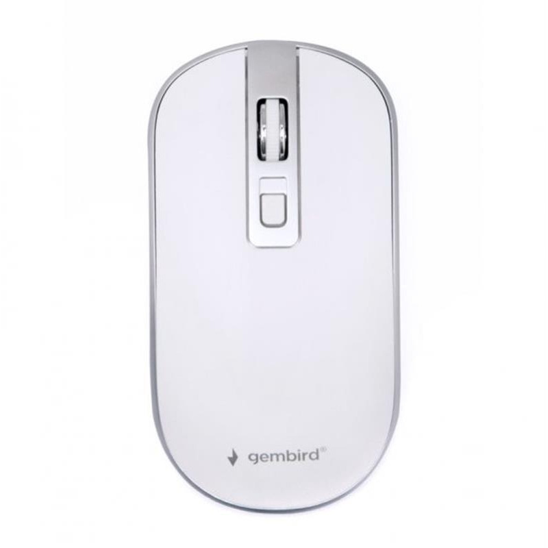 Мышь беспроводная Gembird MUSW-4B-06-WS White/Silver фото1