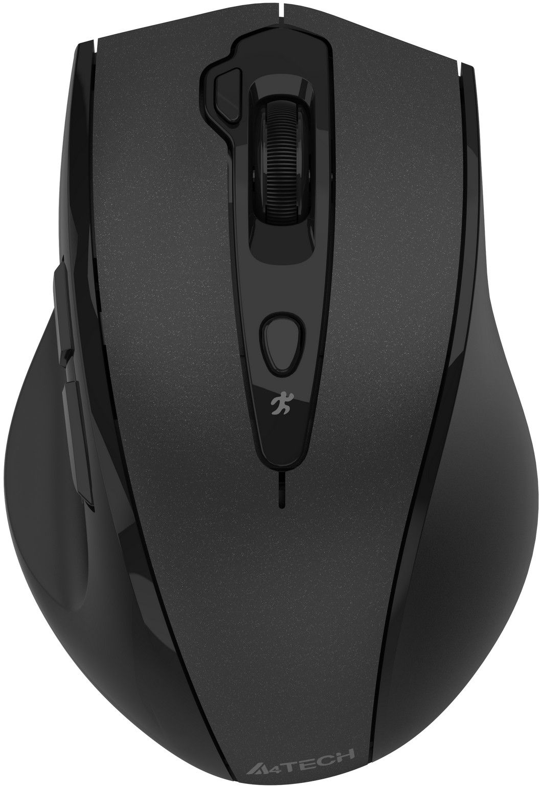 Мышь A4Tech, 2000 dpi, 1*AA Battery, черный фото1