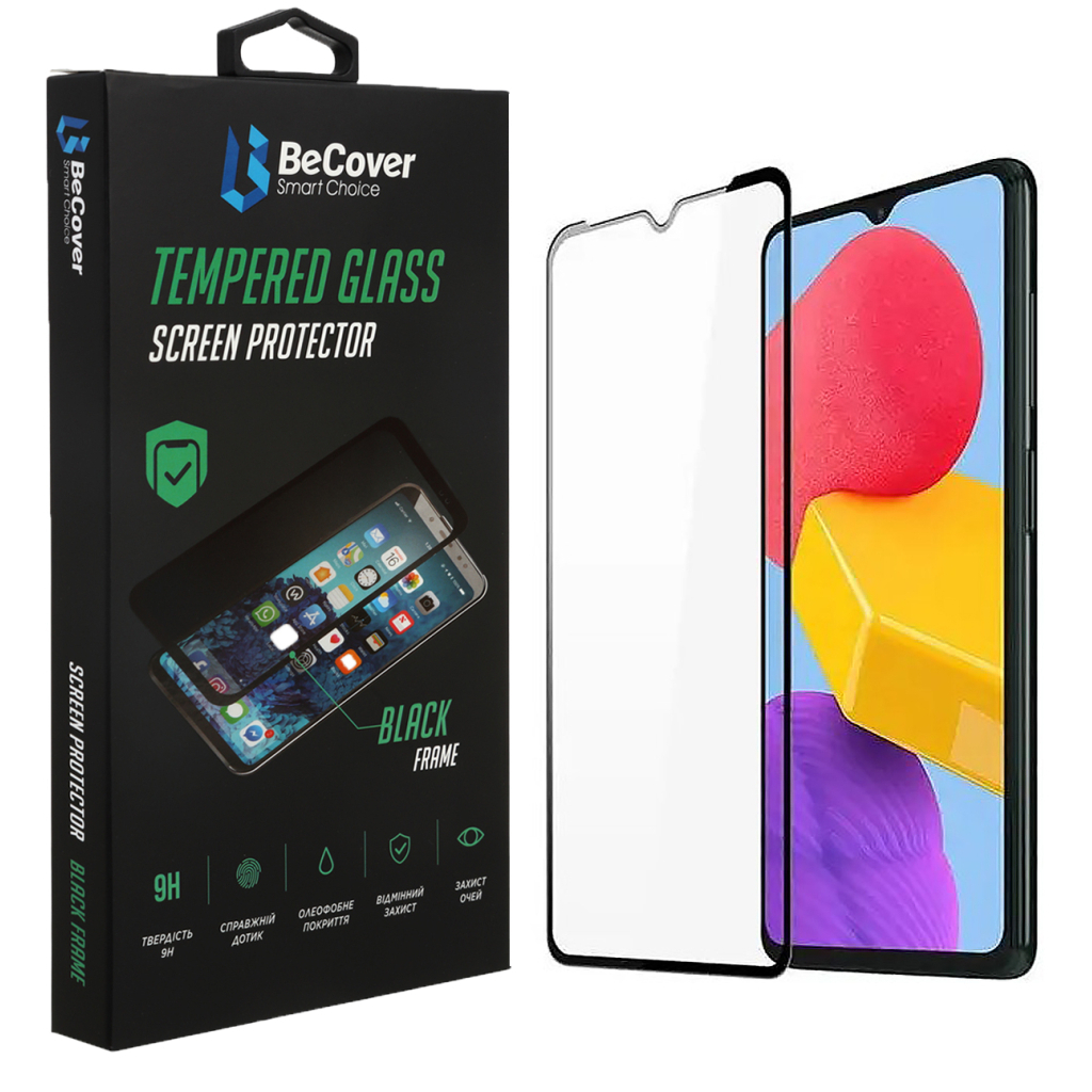 Захисне скло BeCover для Samsung Galaxy M13 SM-M135 Black (708150) фото1