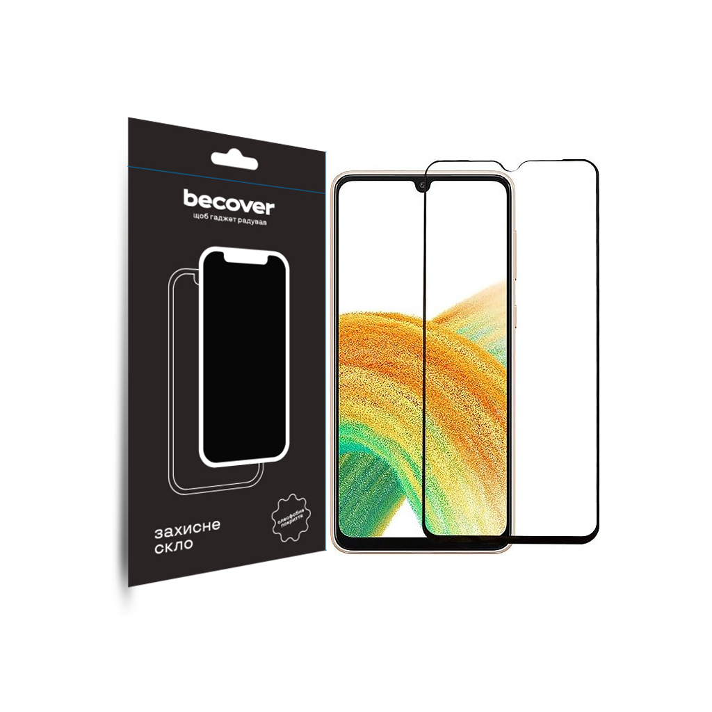 Захисне скло BeCover для Samsung Galaxy A34 5G SM-A346 Black (708840) фото1