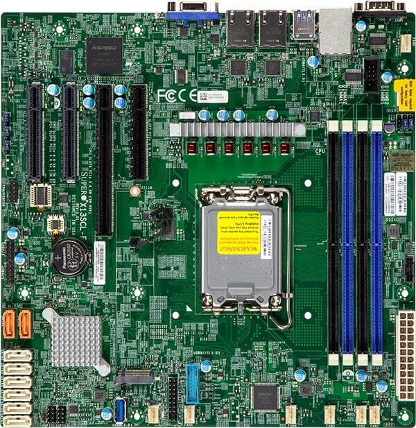 Материнська плата Supermicro Intel C262 mATX (MBD-X13SCL-F-B) фото1