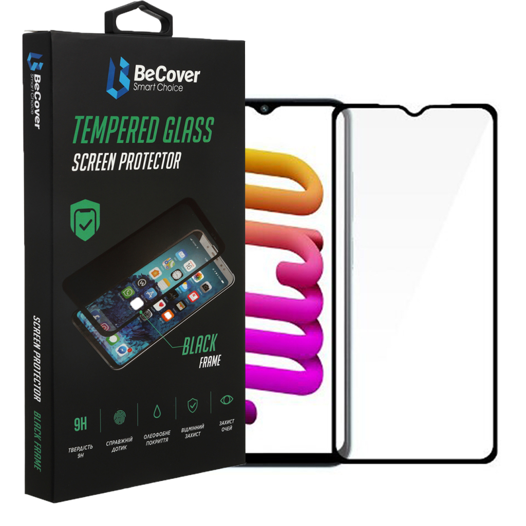 Захисне скло BeCover для Xiaomi Poco M5 4G Black (708148) фото1