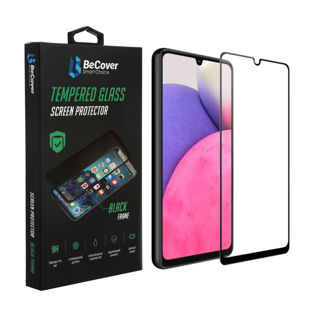 Захисне скло BeCover для Samsung Galaxy A33 5G SM-A336 Black (707321) фото1