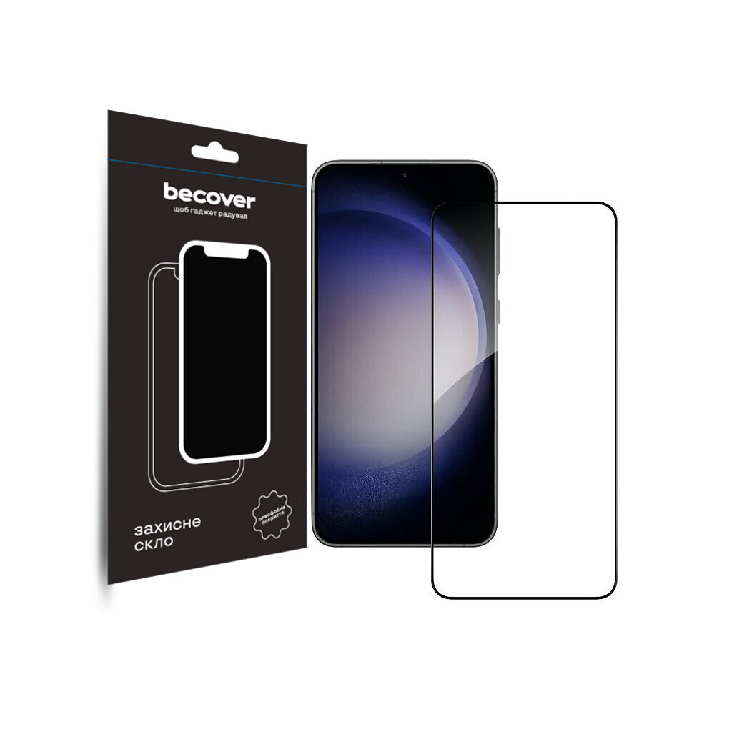 Захисне скло BeCover для Samsung Galaxy S23 SM-S911 Black (708821) фото1