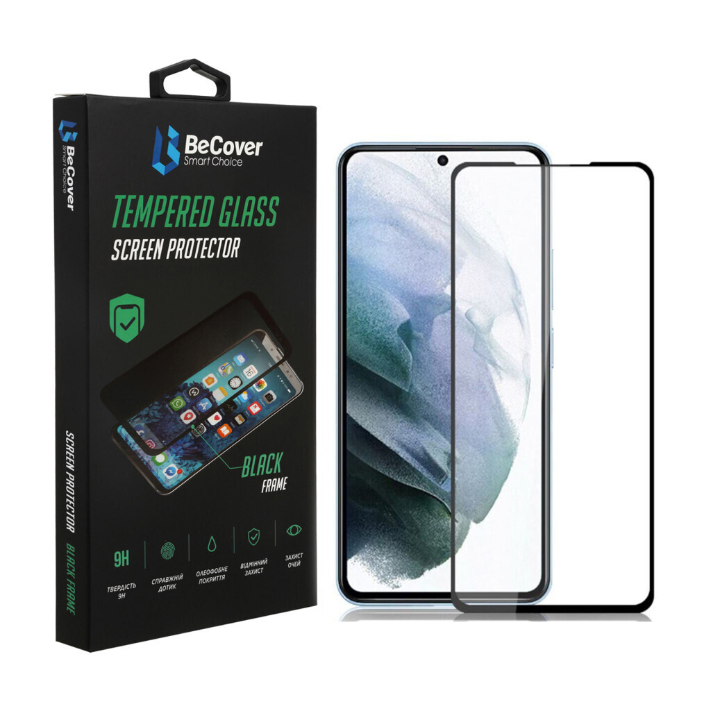 Захисне скло BeCover для Samsung Galaxy S22+ SM-S906 Black (707316) фото1