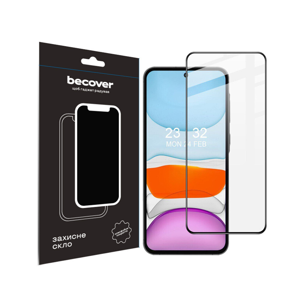 Захисне скло BeCover для Samsung Galaxy A55 5G SM-A556 Black (710932) фото1