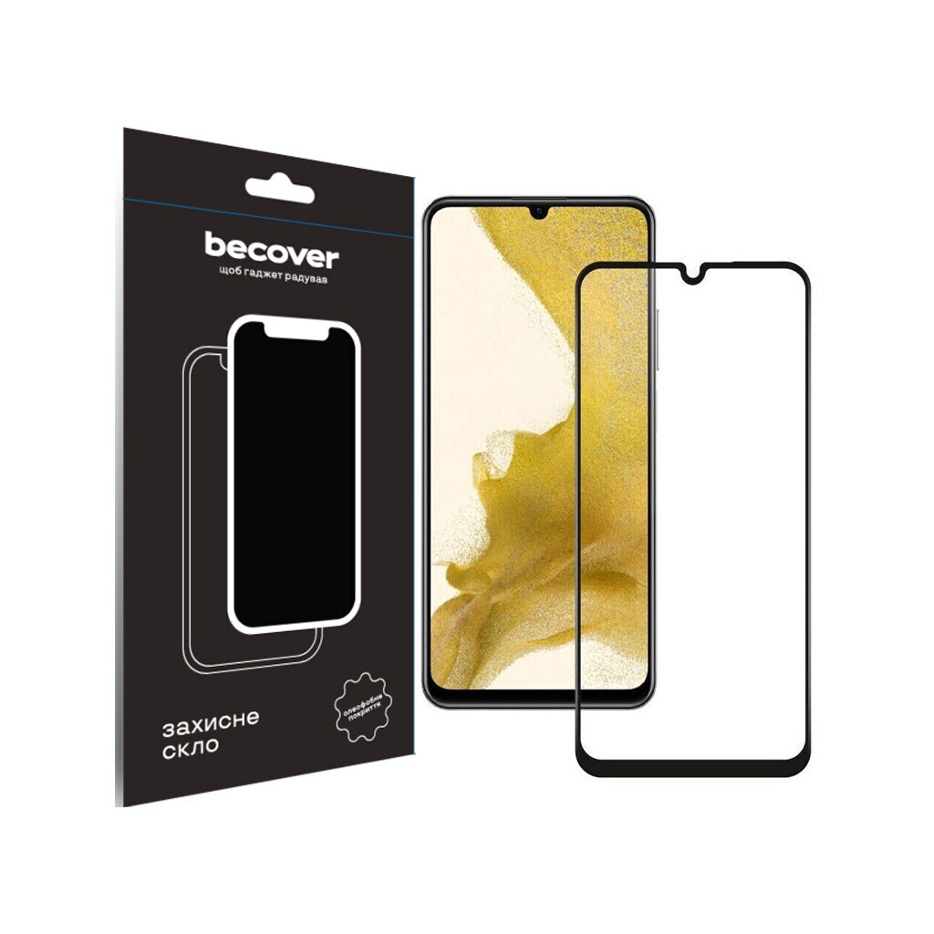 Захисне скло BeCover для Samsung Galaxy A25 SM-A256 5G Black (710540) фото1