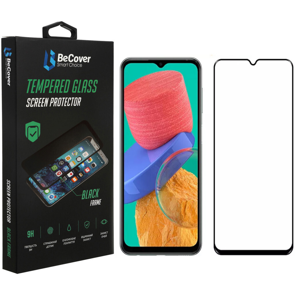 Захисне скло BeCover для Samsung Galaxy M33 SM-M336 Black (707356) фото1