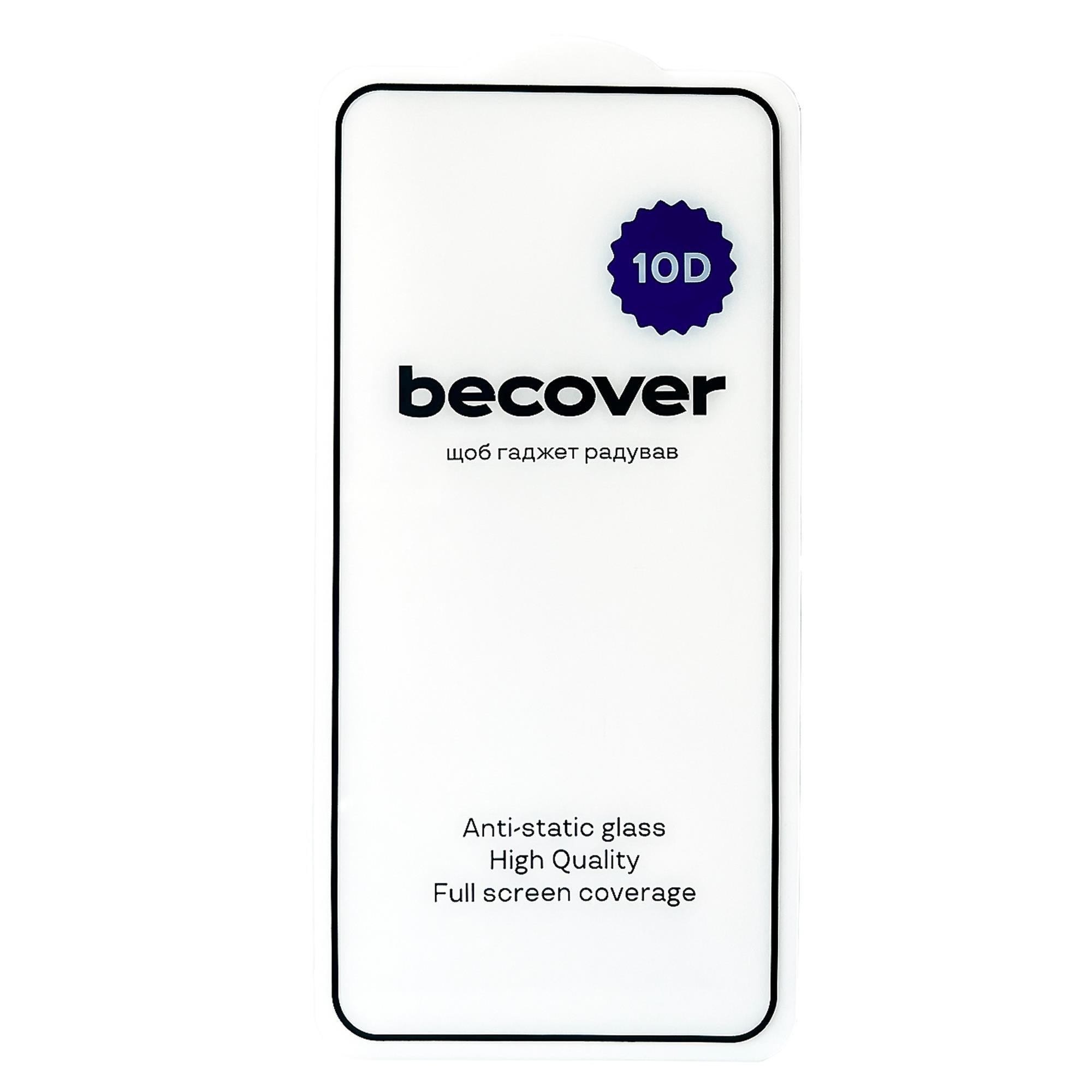 Защитное стекло BeCover для Xiaomi Redmi Note 12 4G 10D Black (711373) фото1