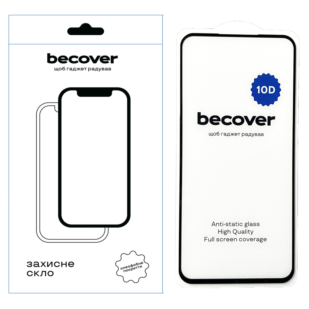 Захисне скло BeCover для Samsung Galaxy A54 5G SM-A546 10D Black (711354) фото1
