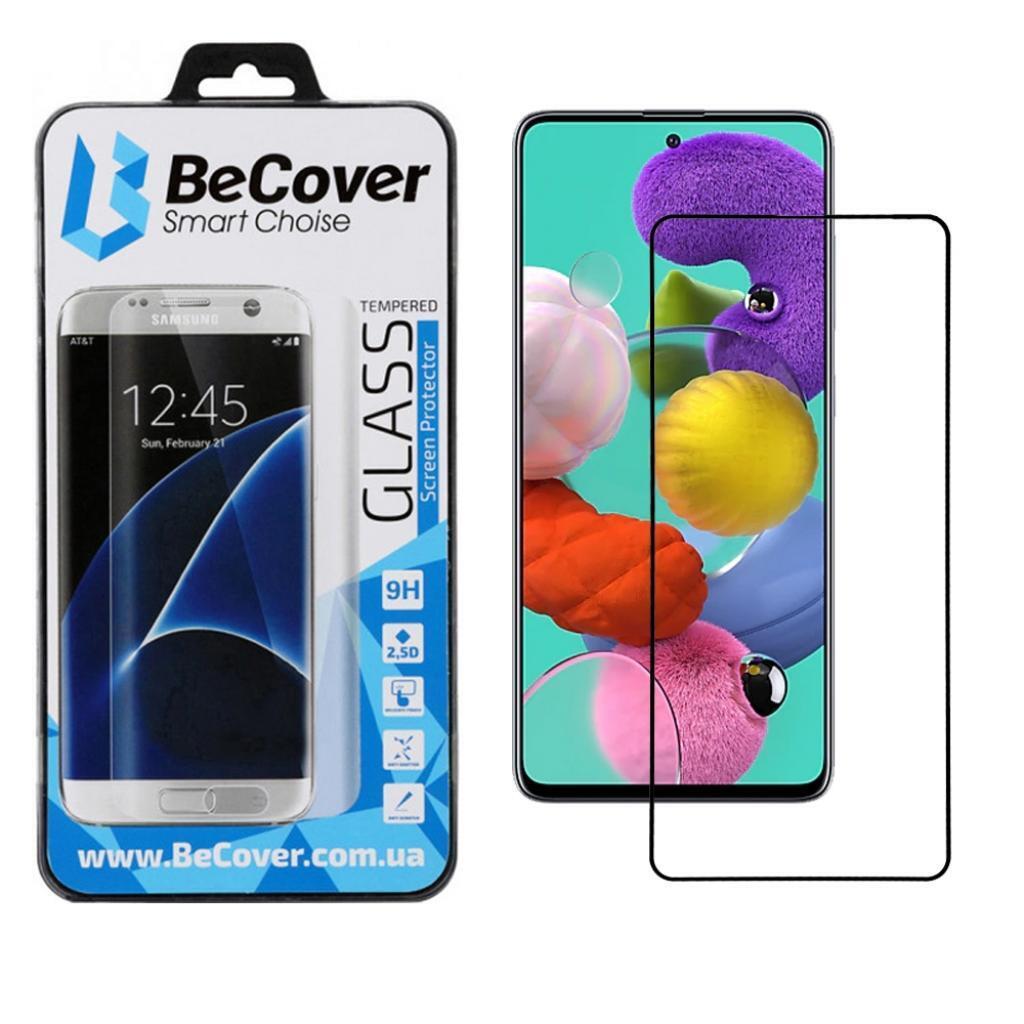 Захисне скло BeCover для Samsung Galaxy A51 SM-A515 Black (704668) фото1