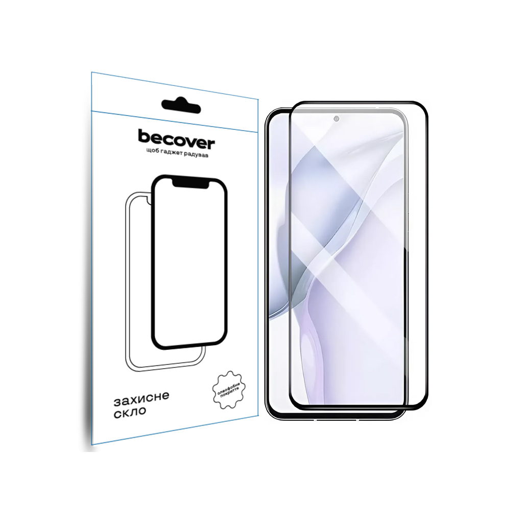 Захисне скло BeCover для ZTE Nubia V60 Design Black (711977) фото1