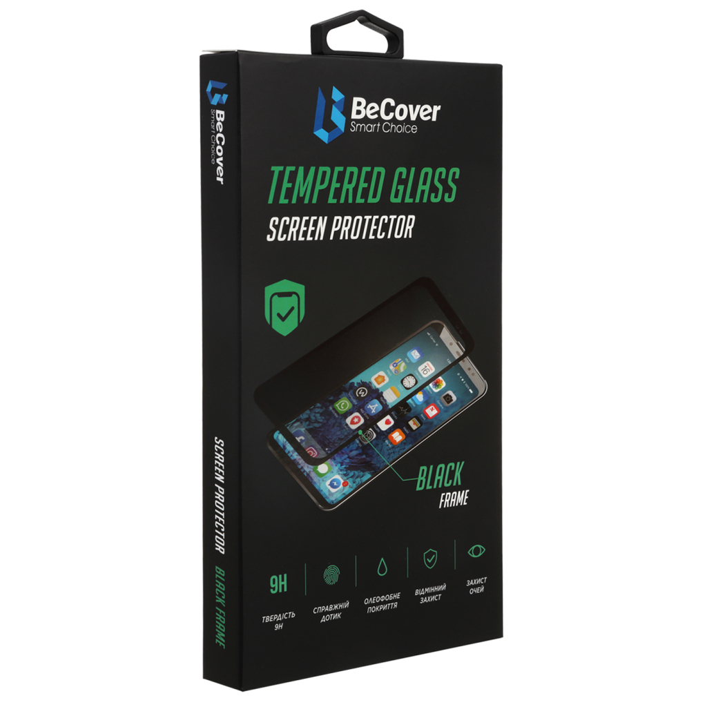 Защитное стекло BeCover для Xiaomi Redmi Note 10/Note 10S Black (705993) фото1