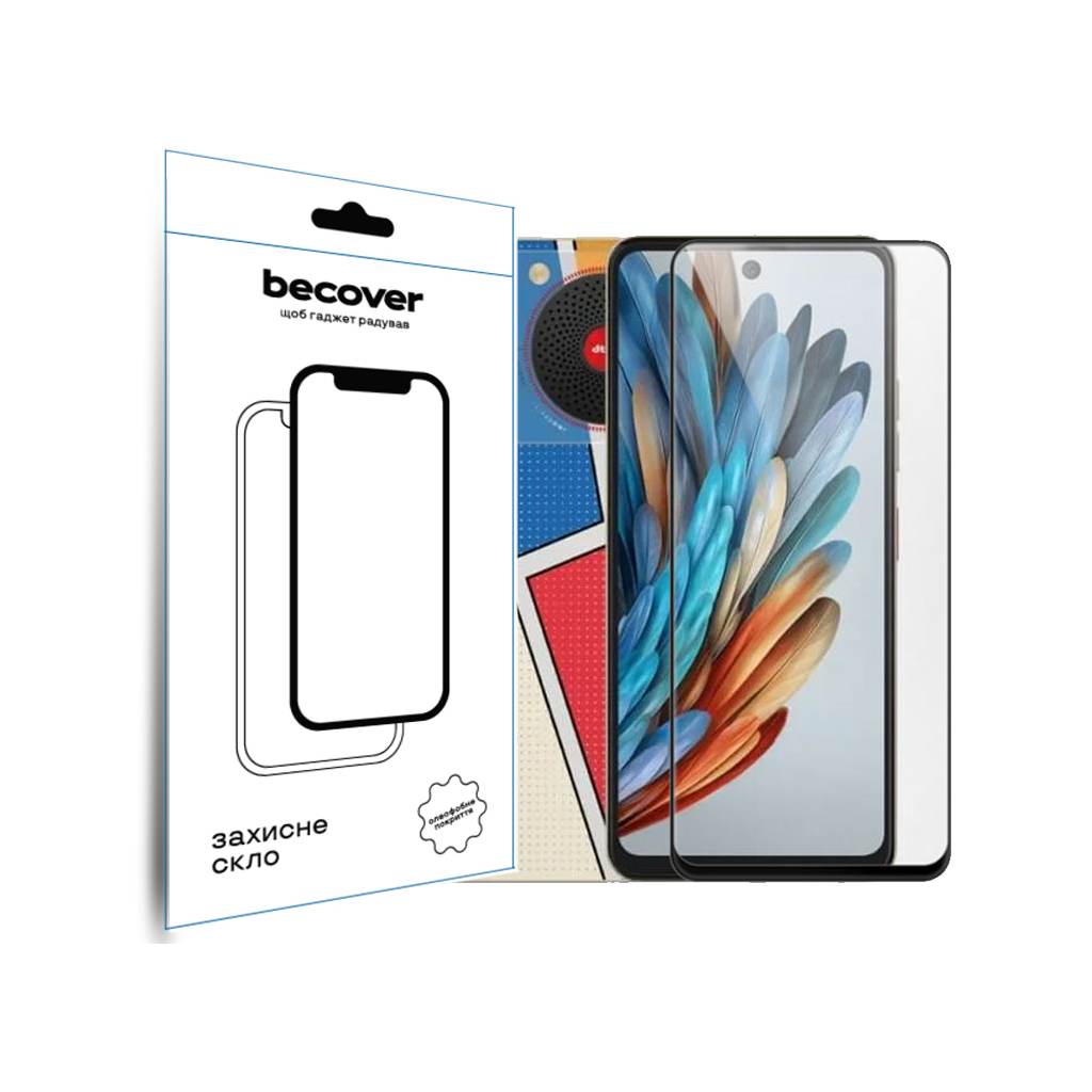 Захисне скло BeCover для ZTE Nubia Music Black (711974) фото1