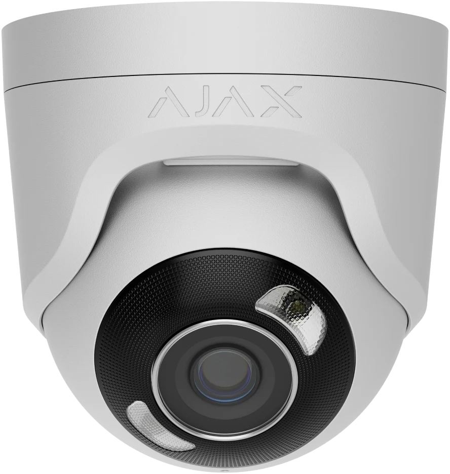 IP-камера Ajax TurretCam HL (8 Mp/2.8 mm) White (126265.197.WH1) фото1