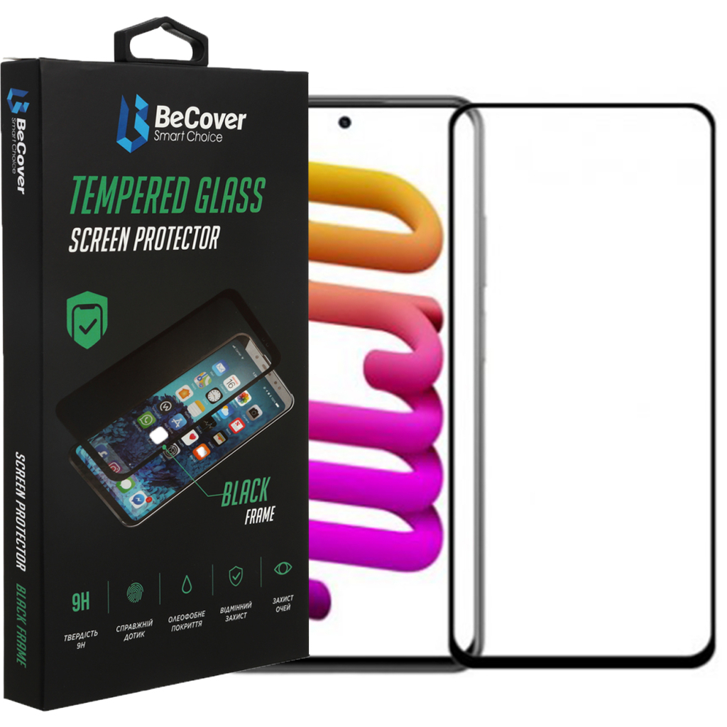 Защитное стекло BeCover для ZTE Blade V40/V40 Pro Black (708562) фото1