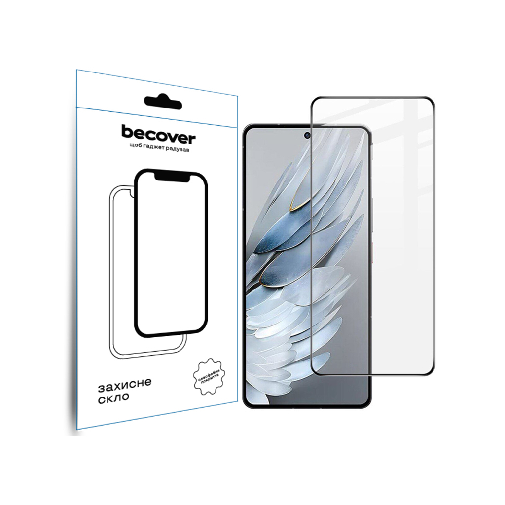 Защитное стекло BeCover для ZTE Nubia Focus Pro 5G Black (711973) фото1