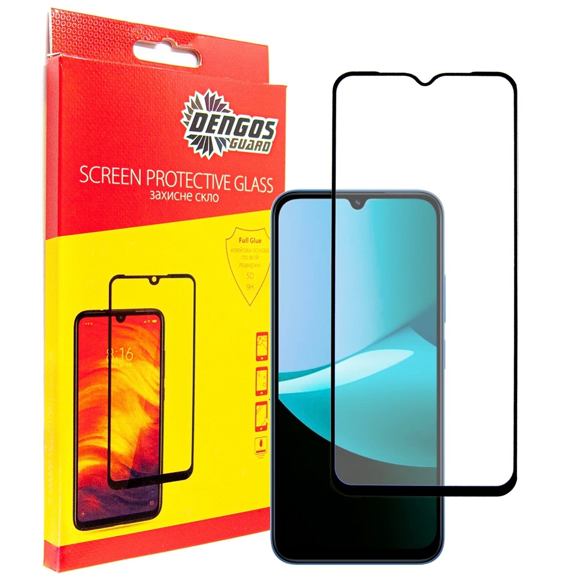 Захисне скло Dengos для Xiaomi Redmi A7 Pro Black Full Glue (TGFG-447) фото1