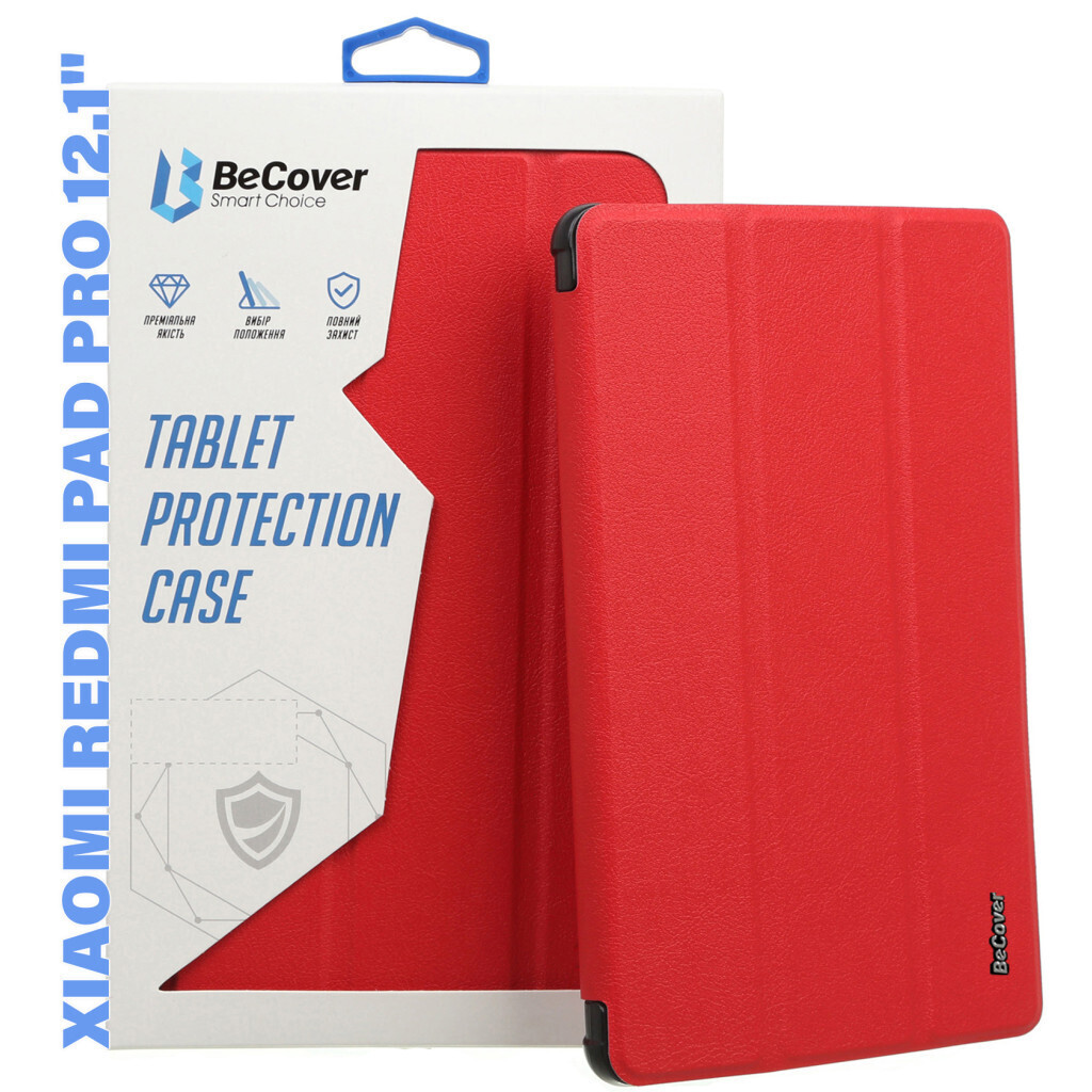 Чохол BeCover Smart Case для Xiaomi Redmi Pad Pro 12.1" Red (711303) фото1