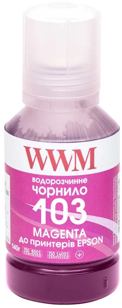 Чернила WWM Epson L3100/3110/3150 Magenta 140 г (E103M) фото1