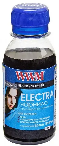 Чернила WWM Epson Universal Electra Black 100 г (EU/B-2) фото1