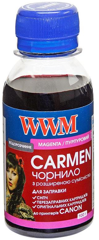 Чернила WWM Canon Universal Carmen Magenta 100 г (CU/M-2) фото1