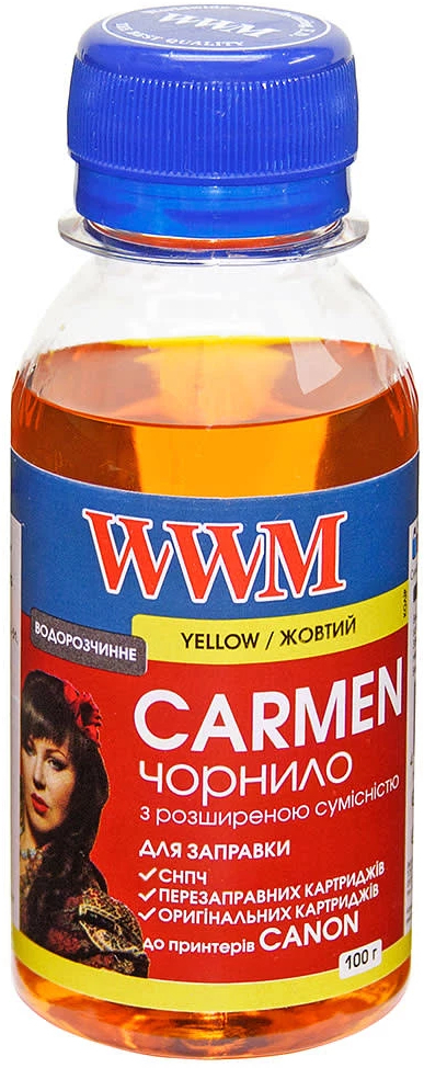 Чернила WWM Canon Universal Carmen Yellow 100 г (CU/Y-2) фото1