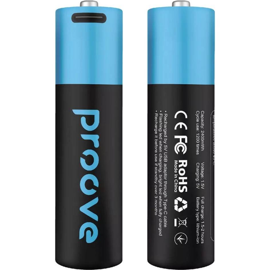 Акумулятори Proove Compact Energy AA/HR06 Li-ion 2400 mAh BL 2 шт фото1