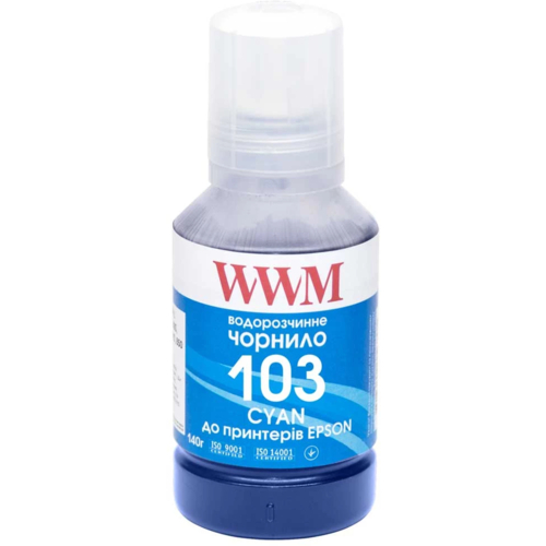 Чернила WWM Epson L3100/3110/3150 Cyan 140 г (E103C)