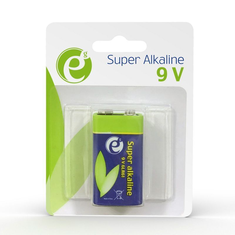 Батарейка EnerGenie Super Alkaline 6LR61 BL 1 шт фото1