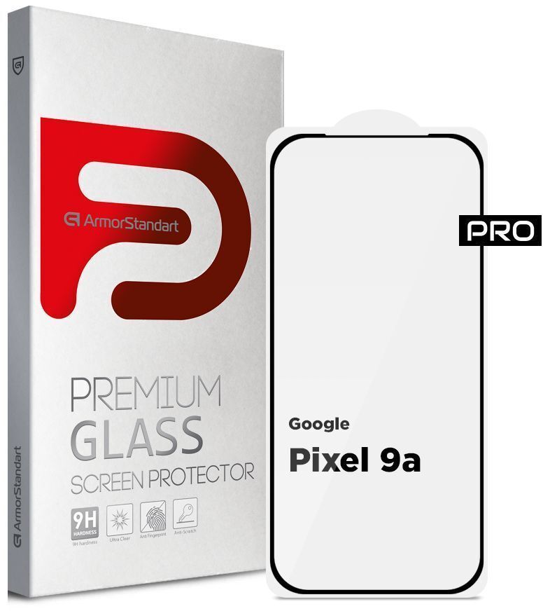 Защитное стекло Armorstandart Pro Google Pixel 9a Black (ARM83564) фото1