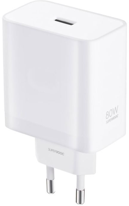 Зарядний пристрій OPPO 80W SUPERVOOC White (VCB8OAEH WHITE) фото1