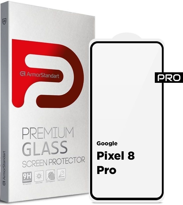 Защитное стекло Armorstandart Pro Google Pixel 8 Pro Black (ARM72908) фото1