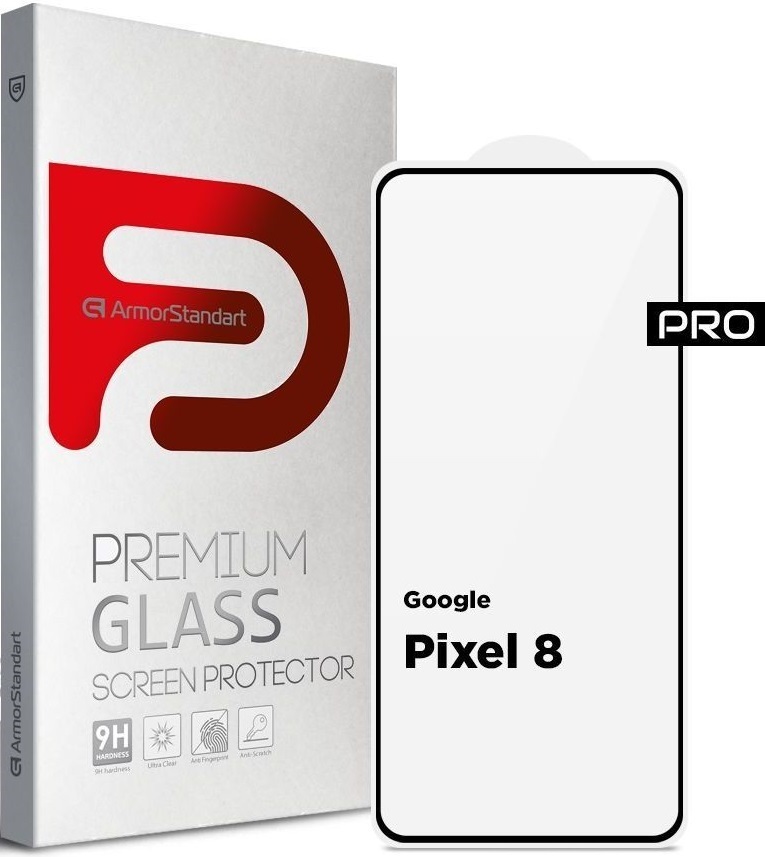 Защитное стекло Armorstandart Pro Google Pixel 8 Black (ARM72907) фото1