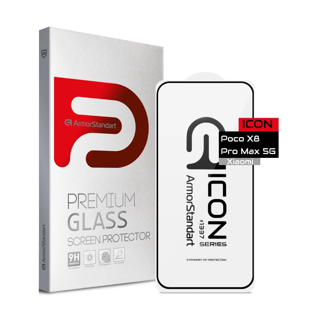 Защитное стекло Armorstandart Icon Xiaomi Poco X8 Pro Max 5G (ARM90695) фото1