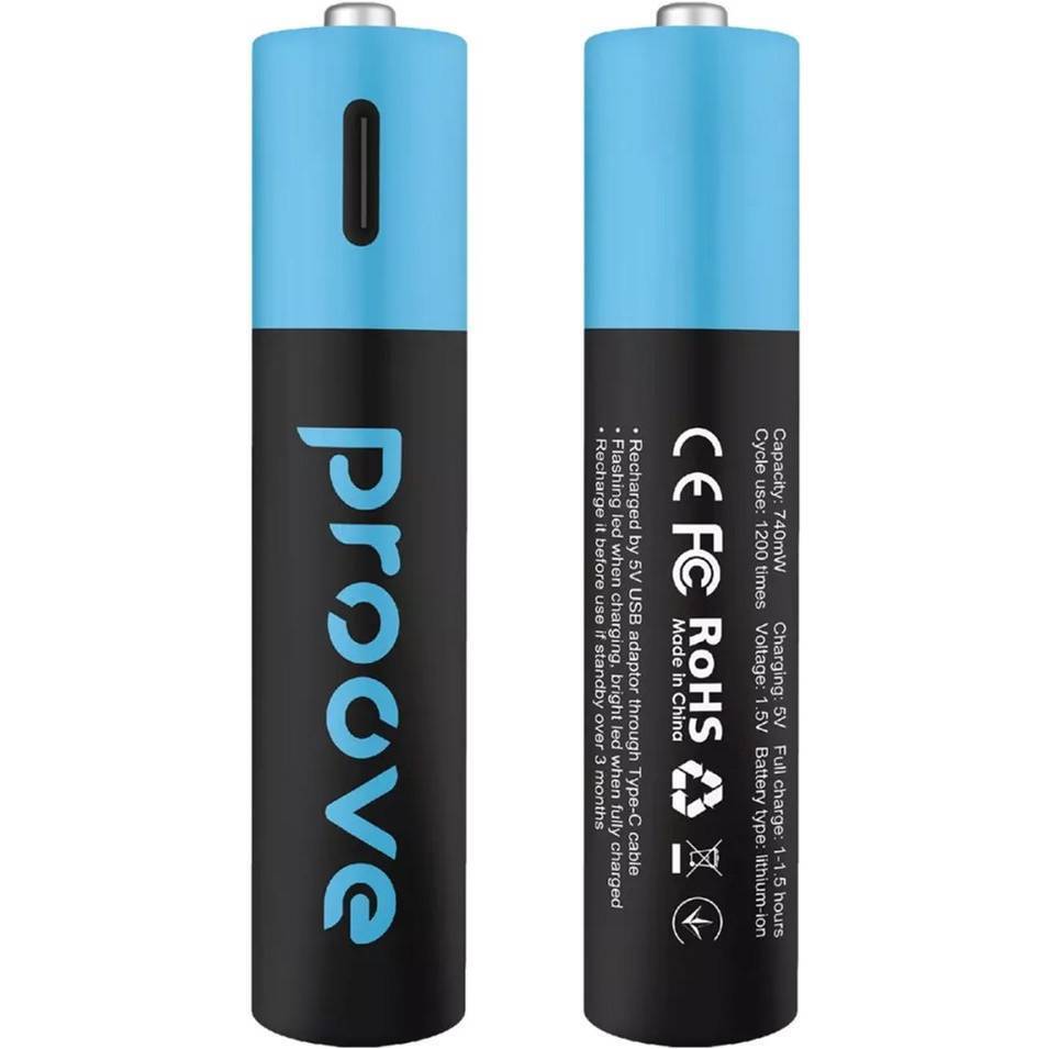 Акумулятори Proove Compact Energy AAA/HR03 Li-ion 740 mAh BL 2 шт фото1