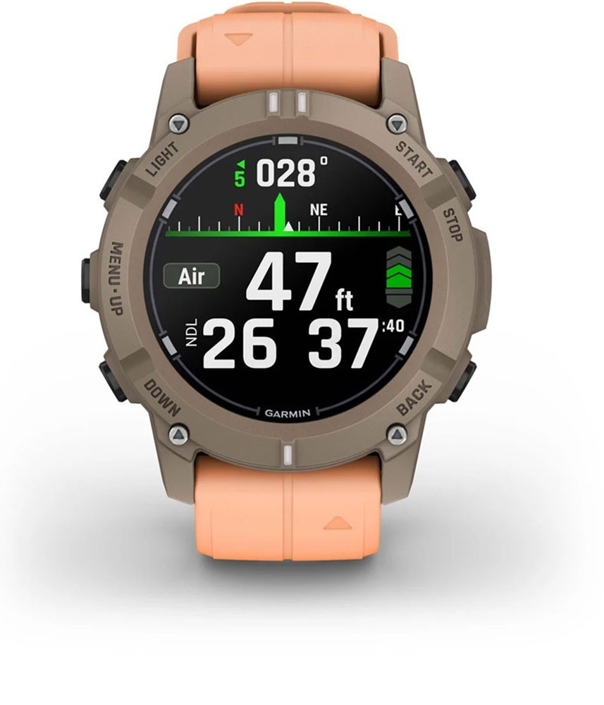 Смарт-годинник Garmin Descent G2 Paloma with Shell Pink Band (010-02986-01) фото1