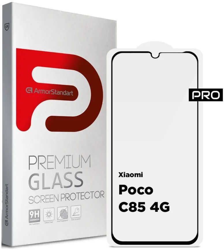 Скло захисне Armorstandart Pro Xiaomi Poco C85 4G (ARM85414) фото1