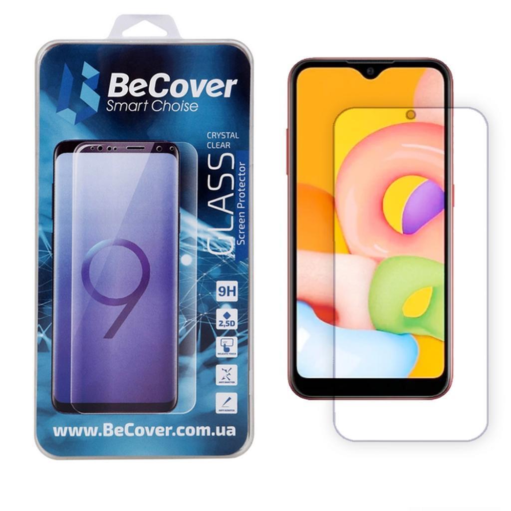 Защитное стекло BeCover Samsung Galaxy A01 SM-A015 Crystal Clear Glass (704667) фото1