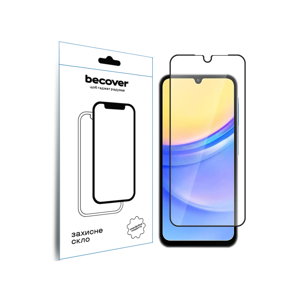 Защитное стекло BeCover Samsung Galaxy A16 4G SM-SM-A165/A16 5G SM-A166 Black (712860) фото1