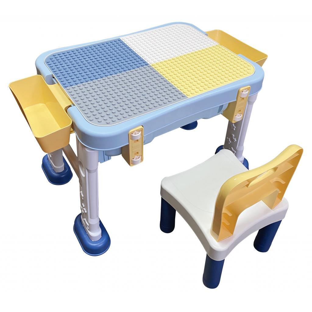 Дитячий стіл Microlab Toys Конструктор Ігровий Центр + 1 стілець (GT-15) фото1